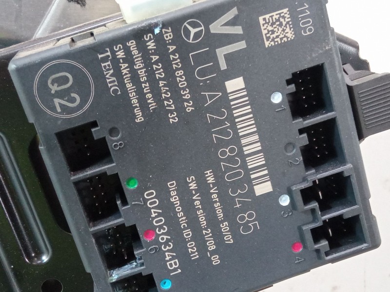 Recambio de elevalunas electrico delantero izquierdo para mercedes-benz clase e (w212) e 350 cgi (212.057) referencia OEM IAM A2