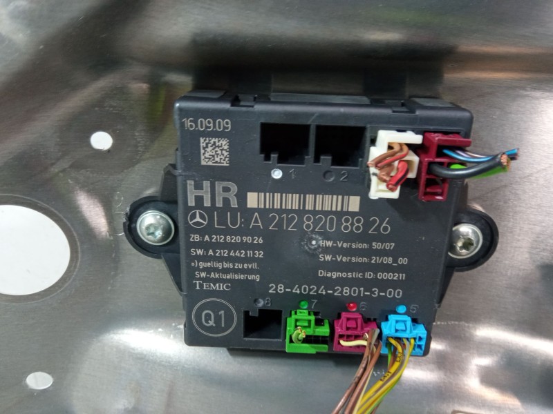 Recambio de elevalunas electrico trasero derecho para mercedes-benz clase e (w212) e 350 cgi (212.057) referencia OEM IAM A21282