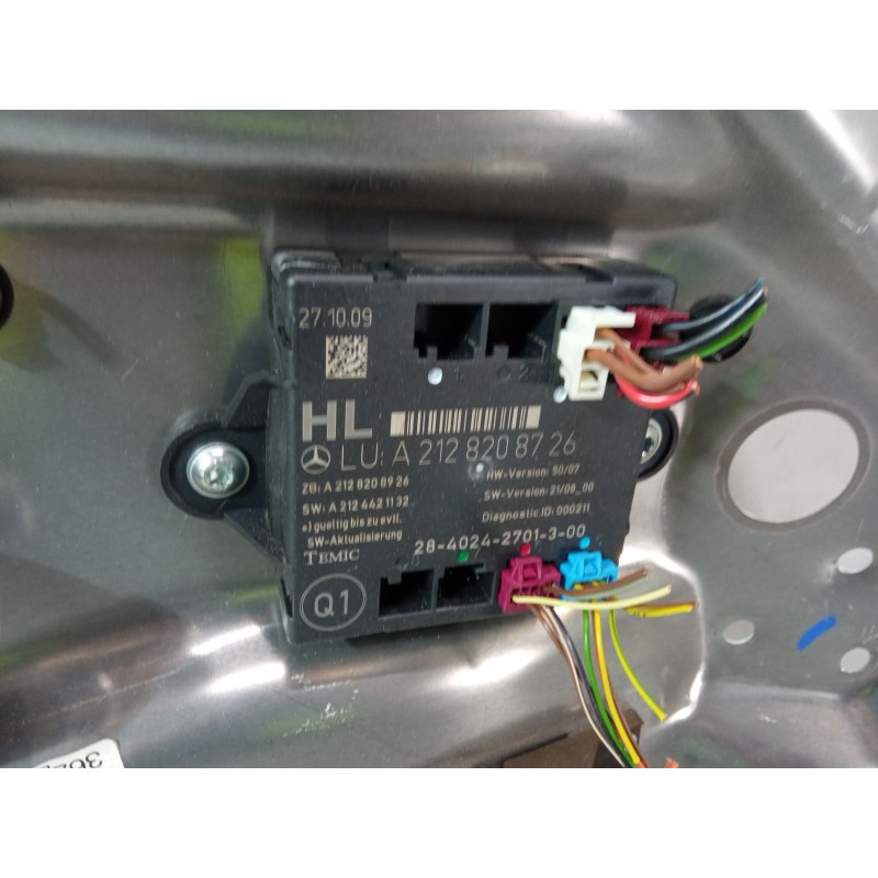 Recambio de elevalunas electrico trasero izquierdo para mercedes-benz clase e (w212) e 350 cgi (212.057) referencia OEM IAM   
