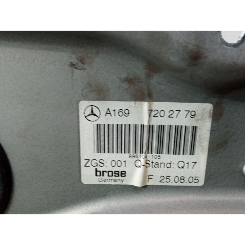 Recambio de elevalunas electrico delantero izquierdo para mercedes-benz clase b sports tourer (w245) b 180 cdi (245.207) referen
