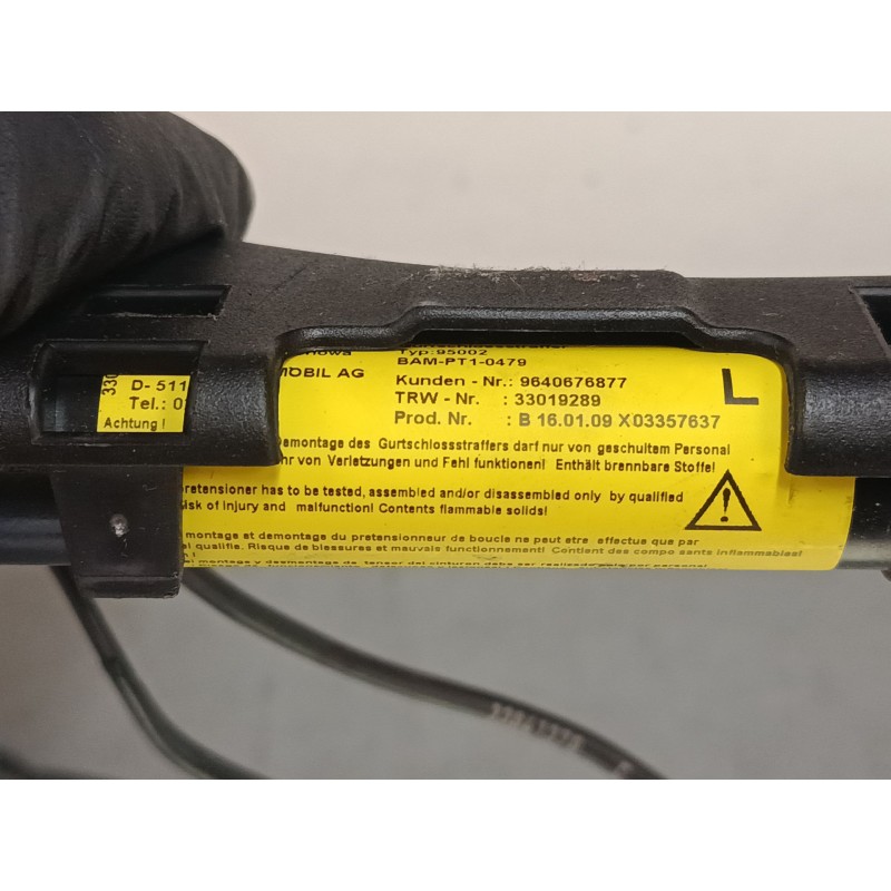 Recambio de anclaje cinturon delantero izquierdo para citroën c3 i (fc_, fn_) 1.4 hdi referencia OEM IAM   