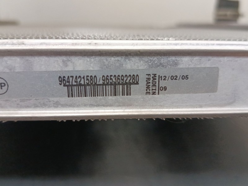 Recambio de radiador agua para peugeot 307 cc (3b) 2.0 16v referencia OEM IAM 9647421580 9653692280 
