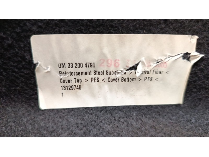 Recambio de bandeja trasera para opel astra h (a04) 1.4 (l48) referencia OEM IAM   