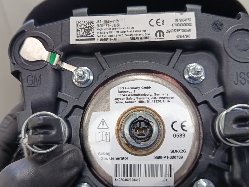 Recambio de airbag volante para opel zafira tourer c (p12) 1.4 (75) referencia OEM IAM 98729641YX  