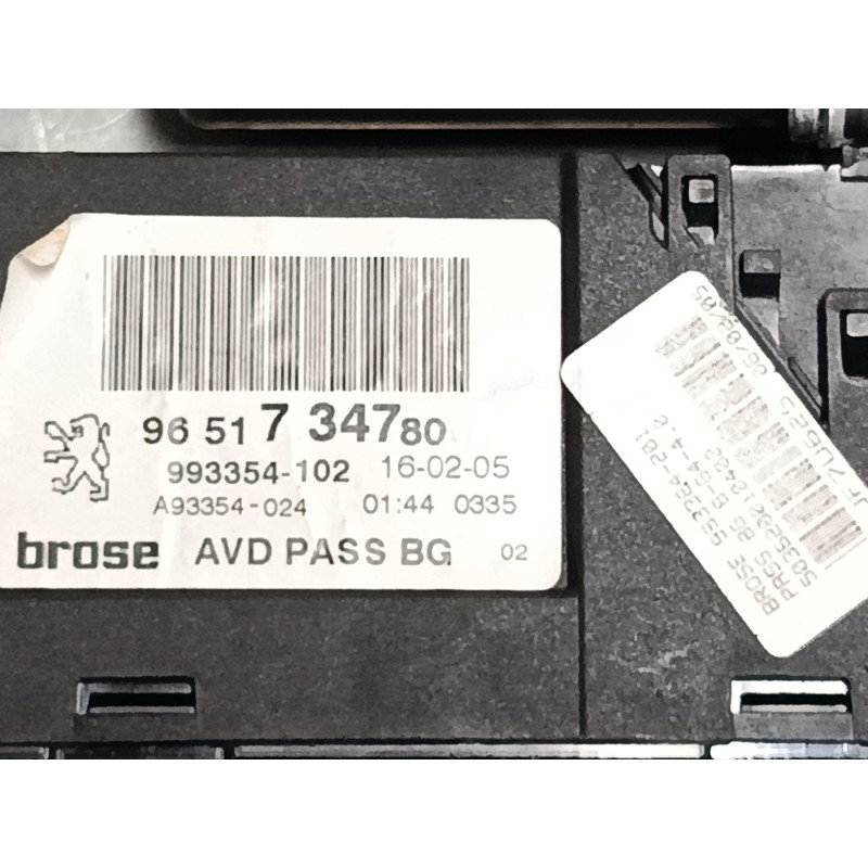 Recambio de motor elevaluna delantero derecho para peugeot 307 cc (3b) 2.0 16v referencia OEM IAM 9651734780  