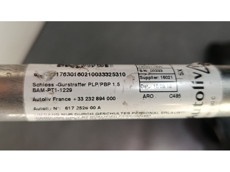 Recambio de cinturon seguridad delantero izquierdo para fiat grande punto van (199_) 1.3 jtd multijet (199cxc1a) referencia OEM 