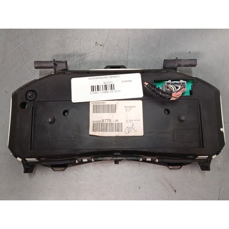 Recambio de cuadro instrumentos para renault clio iii (br0/1, cr0/1) 1.2 16v (br02, br0j, br11, cr02, cr0j, cr11) referencia OEM
