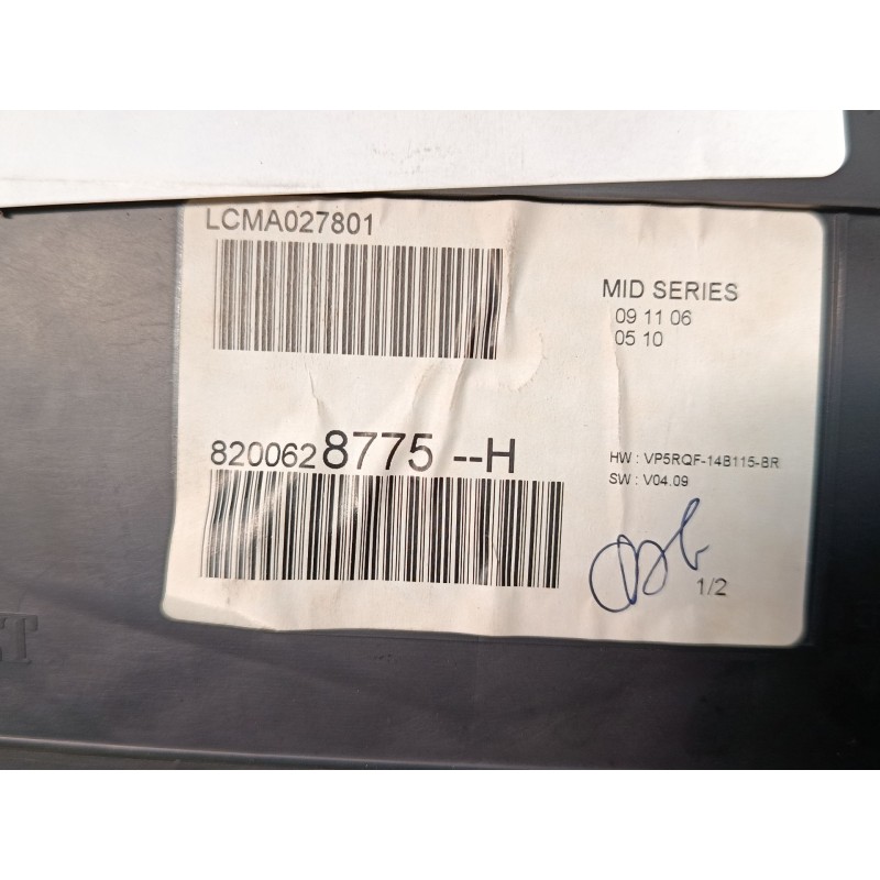 Recambio de cuadro instrumentos para renault clio iii (br0/1, cr0/1) 1.2 16v (br02, br0j, br11, cr02, cr0j, cr11) referencia OEM