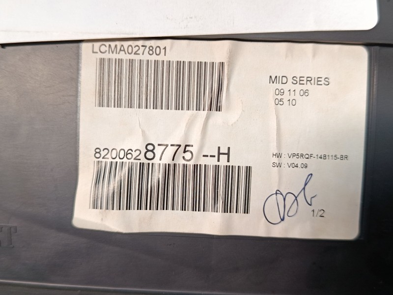 Recambio de cuadro instrumentos para renault clio iii (br0/1, cr0/1) 1.2 16v (br02, br0j, br11, cr02, cr0j, cr11) referencia OEM