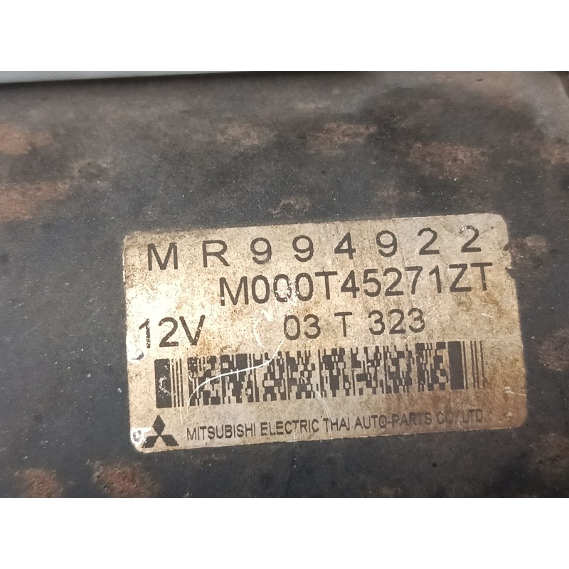 Recambio de motor arranque para smart forfour (454) 1.3 (454.031) referencia OEM IAM MR994922 M000T45271ZT 
