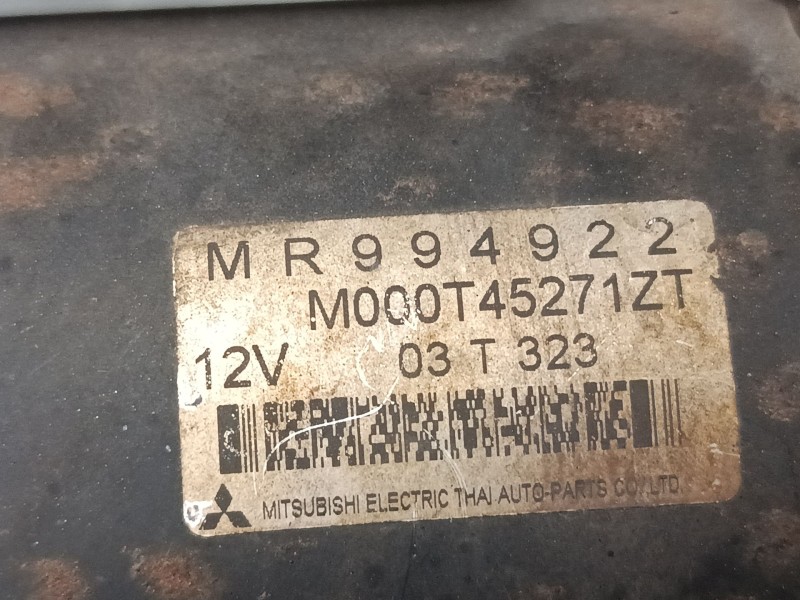 Recambio de motor arranque para smart forfour (454) 1.3 (454.031) referencia OEM IAM MR994922 M000T45271ZT 