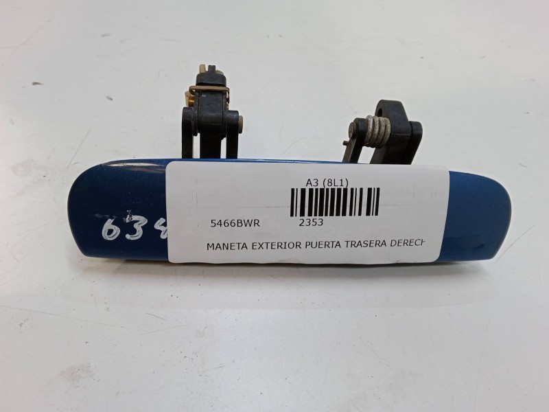 Recambio de maneta exterior puerta trasera derecha para audi a3 (8l1) 1.6 referencia OEM IAM   