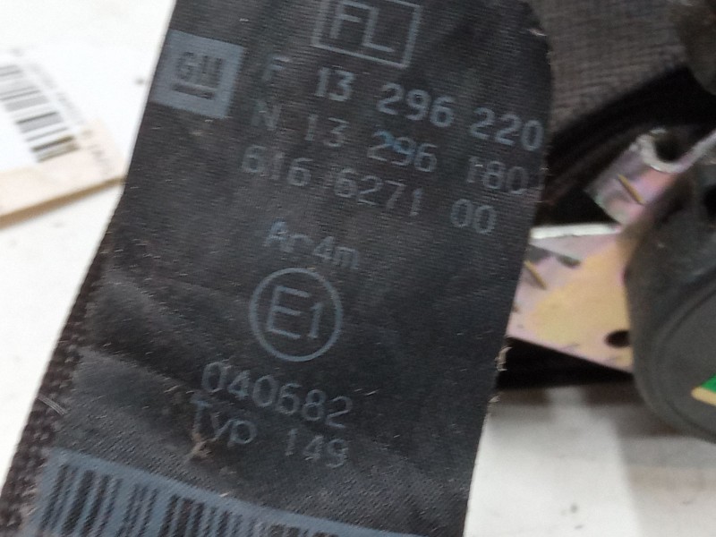 Recambio de cinturon seguridad trasero derecho para opel zafira / zafira family b (a05) 1.7 cdti (m75) referencia OEM IAM 602592