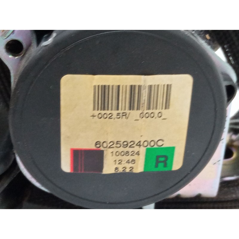 Recambio de cinturon seguridad trasero derecho para opel zafira / zafira family b (a05) 1.7 cdti (m75) referencia OEM IAM 602592