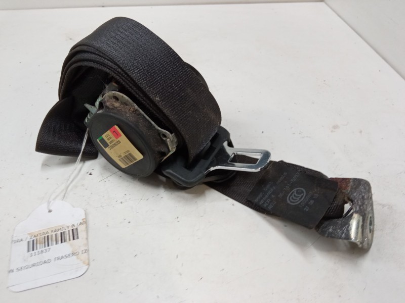 Recambio de cinturon seguridad trasero izquierdo para opel zafira / zafira family b (a05) 1.7 cdti (m75) referencia OEM IAM   