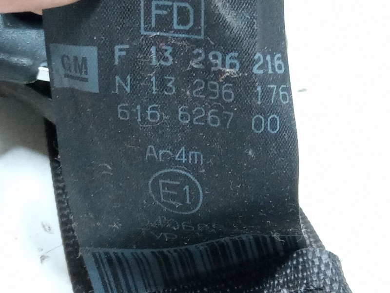 Recambio de cinturon seguridad trasero izquierdo para opel zafira / zafira family b (a05) 1.7 cdti (m75) referencia OEM IAM   