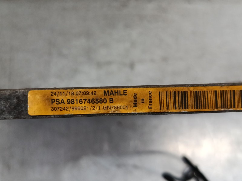 Recambio de radiador a/a /condensador para citroën grand c4 spacetourer (3a_, 3e_) 2.0 bluehdi 160 referencia OEM IAM 9816746580