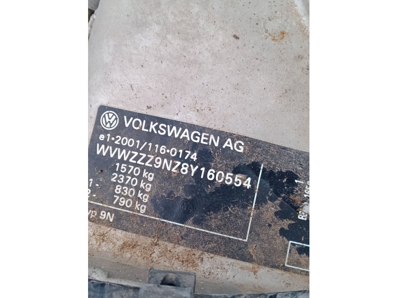 volkswagen polo iv (9n_, 9a_) del año 2008