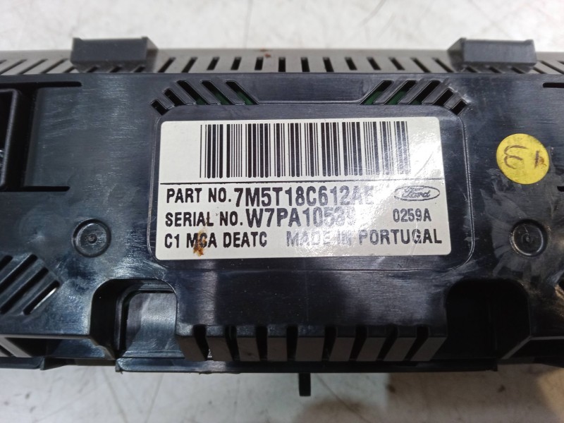 Recambio de mando climatizador para ford c-max (dm2) 1.6 tdci referencia OEM IAM 7M5T18C612AE  