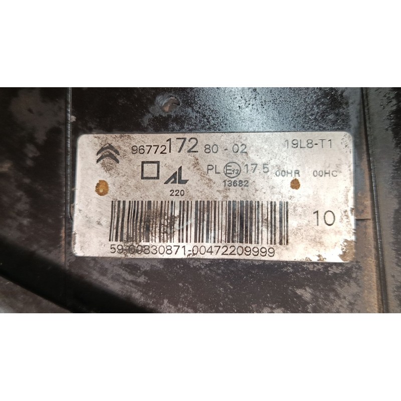 Recambio de faro derecho para citroën grand c4 spacetourer (3a_, 3e_) 2.0 bluehdi 160 referencia OEM IAM 9677217280  