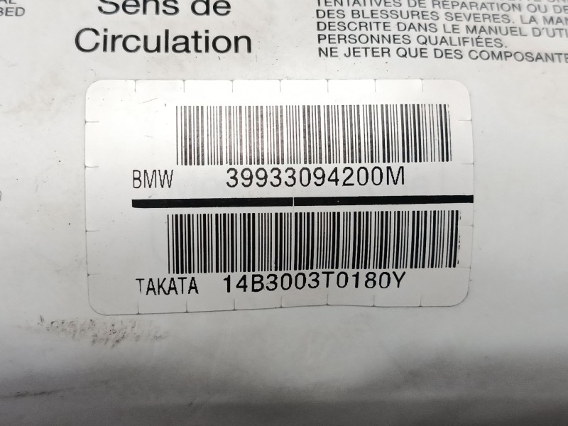 Recambio de airbag salpicadero para bmw 3 compact (e46) 320 td referencia OEM IAM 39933094200M  