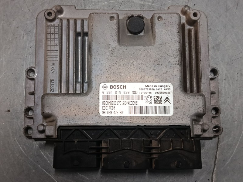 Recambio de centralita motor uce para peugeot 208 i (ca_, cc_) 1.4 hdi referencia OEM IAM 9805947580 9666729680 0281019820