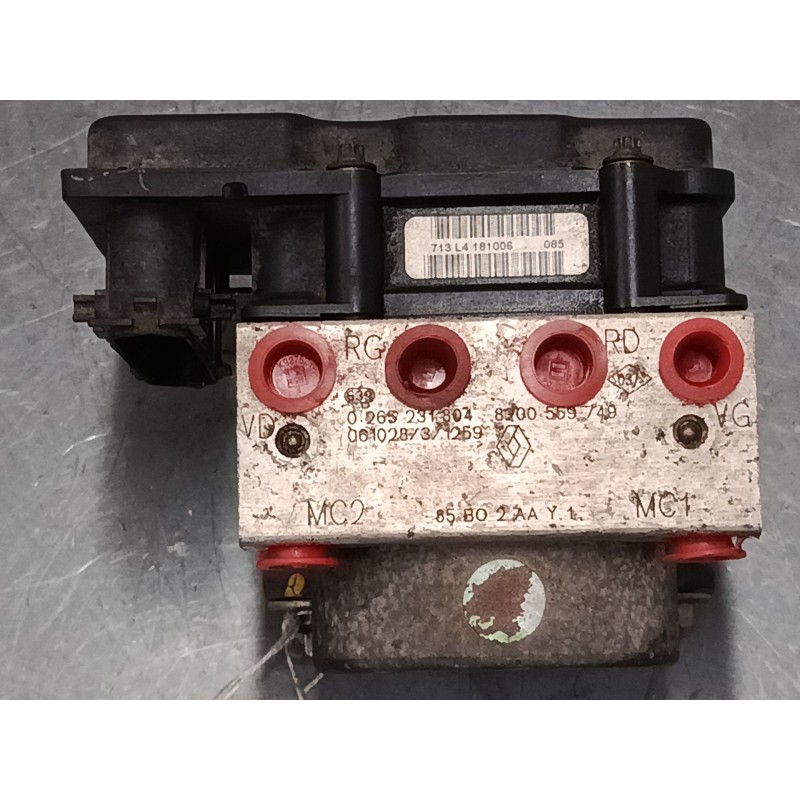 Recambio de abs para renault clio iii (br0/1, cr0/1) 1.2 16v (br02, br0j, br11, cr02, cr0j, cr11) referencia OEM IAM 8200559749 
