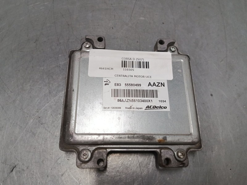 Recambio de centralita motor uce para opel corsa d (s07) 1.2 (l08, l68) referencia OEM IAM E8355580499  