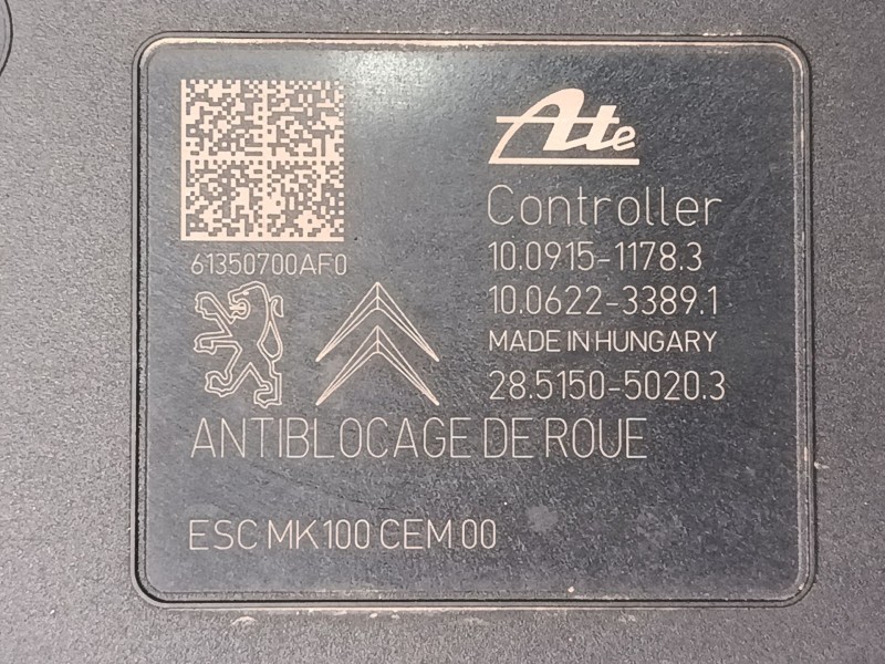 Recambio de abs para peugeot 208 i (ca_, cc_) 1.4 hdi referencia OEM IAM 10091511783  