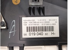 Recambio de cuadro instrumentos para peugeot 208 i (ca_, cc_) 1.4 hdi referencia OEM IAM 9801904080   2