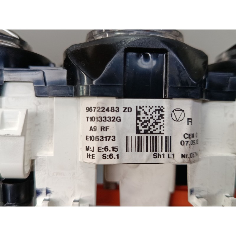 Recambio de mando calefaccion / a/a para peugeot 208 i (ca_, cc_) 1.4 hdi referencia OEM IAM 96722483ZD  
