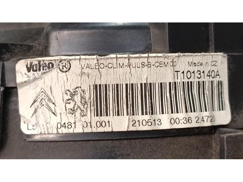 Recambio de motor calefaccion para peugeot 208 i (ca_, cc_) 1.4 hdi referencia OEM IAM T1013140A  