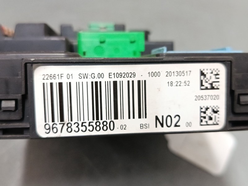 Recambio de bsi para peugeot 208 i (ca_, cc_) 1.4 hdi referencia OEM IAM 9678355880  