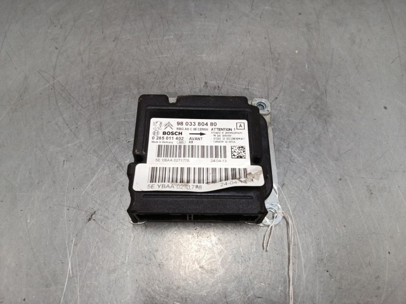 Recambio de centralita airbag para peugeot 208 i (ca_, cc_) 1.4 hdi referencia OEM IAM 9803380480  