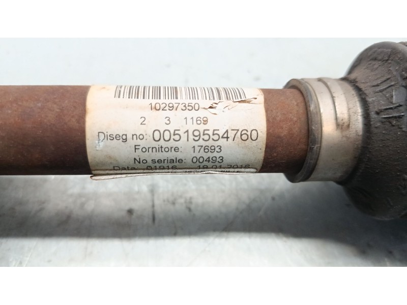 Recambio de transmision delantera derecha para fiat 500 (312_) 1.2 (312axa1a) referencia OEM IAM 00519554760  