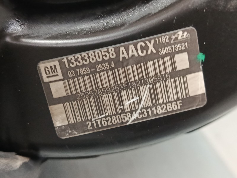Recambio de servofreno para opel astra j (p10) 1.7 cdti (68) referencia OEM IAM 13338058  