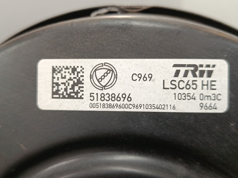 Recambio de servofreno para fiat 500 (312_) 1.2 (312axa1a) referencia OEM IAM 51838696  