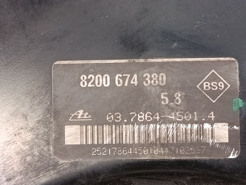 Recambio de servofreno para renault clio iii (br0/1, cr0/1) 1.5 dci (c/br0g, c/br1g) referencia OEM IAM 8200674380  