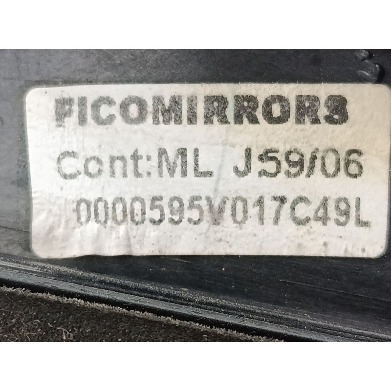 Recambio de retrovisor izquierdo para smart fortwo coupé (450) 0.7 (450.352, 450.332) referencia OEM IAM   