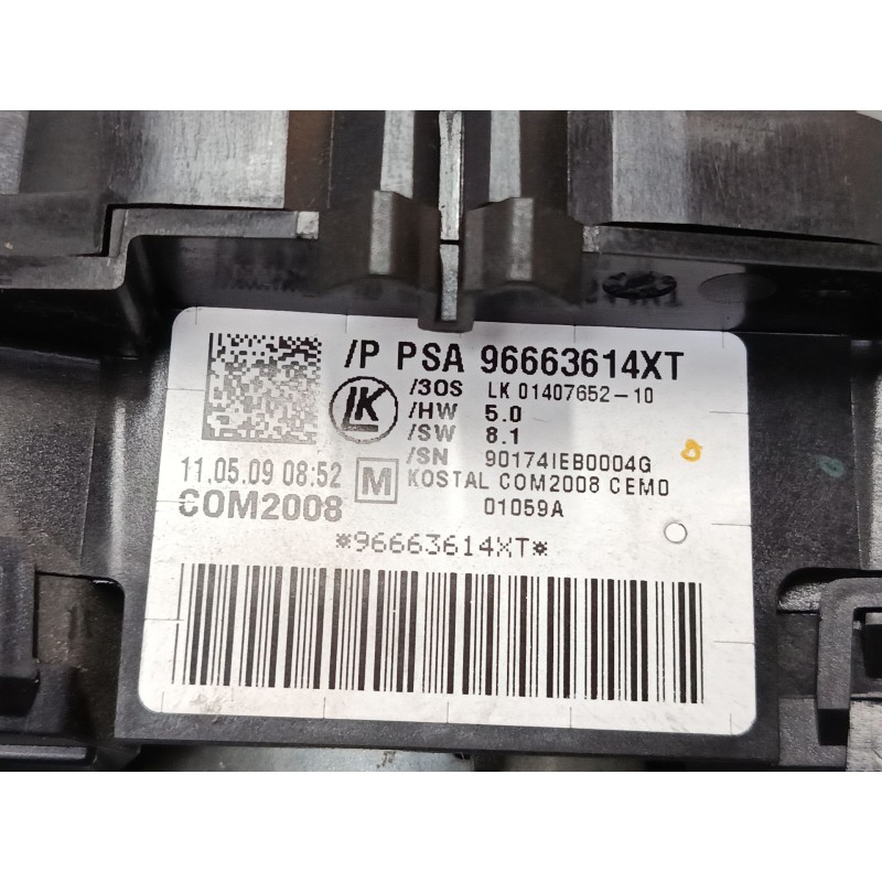 Recambio de mando luces para peugeot 3008 i monospace (0u_) 2.0 hdi 150 / bluehdi 150 referencia OEM IAM 96663614xt  