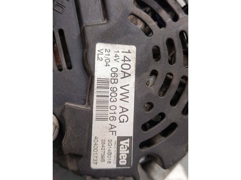 Recambio de alternador para audi a4 b7 (8ec) 2.0 referencia OEM IAM 06B903016AF 2542739B 