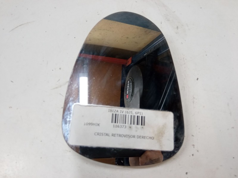 Recambio de cristal retrovisor derecho para seat ibiza iv (6j5, 6p1) 1.6 tdi referencia OEM IAM 212834352  