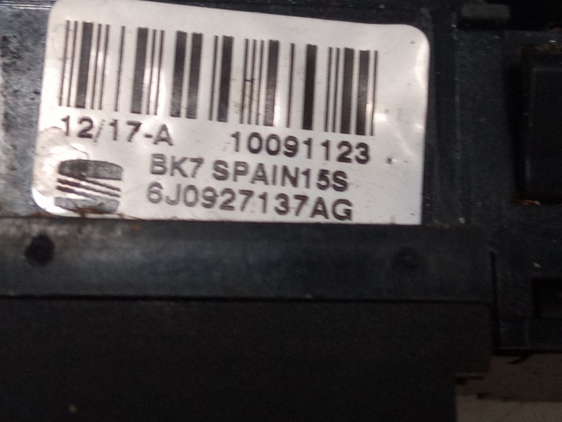 Recambio de warning para seat ibiza iv (6j5, 6p1) 1.6 tdi referencia OEM IAM 6J0927137AG  