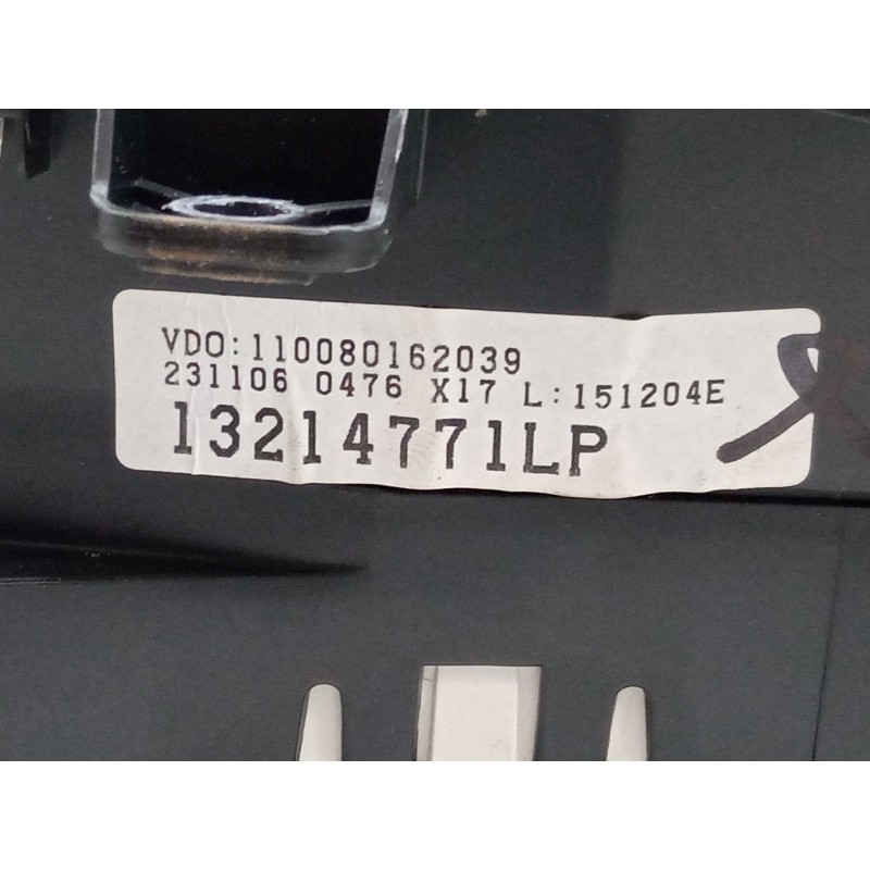 Recambio de cuadro instrumentos para opel meriva a monospace (x03) 1.4 16v twinport lpg (e75) referencia OEM IAM   