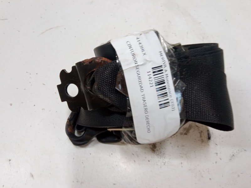 Recambio de cinturon seguridad trasero derecho para opel meriva a monospace (x03) 1.4 16v twinport lpg (e75) referencia OEM IAM 