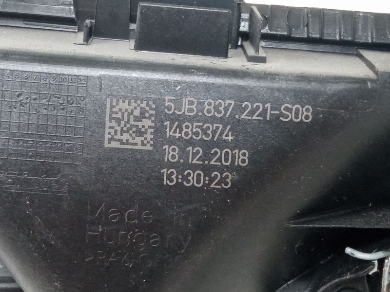 Recambio de maneta interior puerta delantera izquierda para skoda rapid spaceback (nh1) 1.0 tsi referencia OEM IAM   
