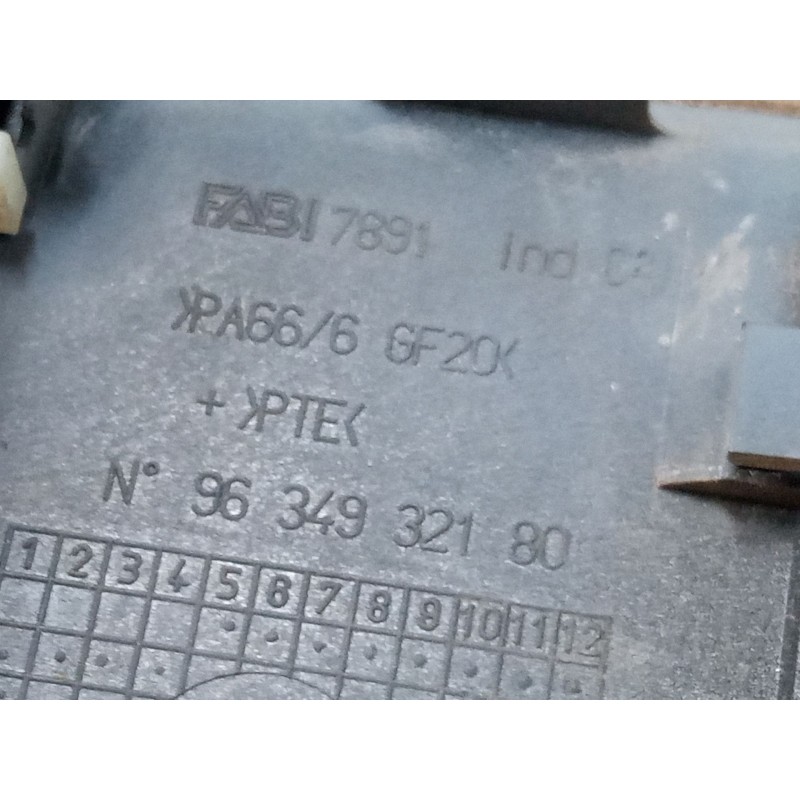 Recambio de maneta exterior puerta corredera derecha para peugeot partner monospace (5_, g_) 2.0 hdi referencia OEM IAM   