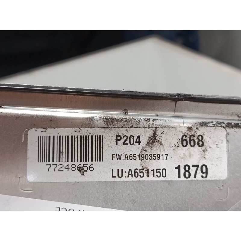 Recambio de centralita motor uce para mercedes-benz vito / mixto furgoneta (w639) 110 cdi (639.601, 639.603, 639.605) referencia