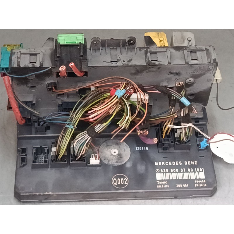 Recambio de caja reles / fusibles para mercedes-benz vito / mixto furgoneta (w639) 110 cdi (639.601, 639.603, 639.605) referenci