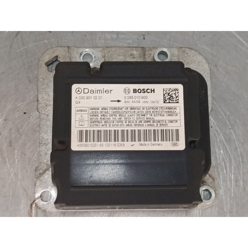 Recambio de centralita airbag para mercedes-benz vito / mixto furgoneta (w639) 110 cdi (639.601, 639.603, 639.605) referencia OE